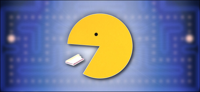 Pac-Man eating a pellet.