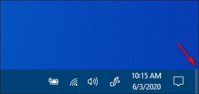 The Windows 10 Show Desktop Button