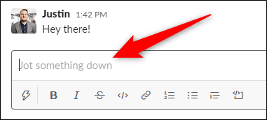Exit the menu, open a conversation, click the text box, and then select the Up Arrow key