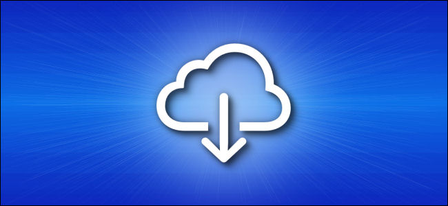 The iCloud Download icon.