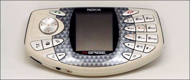 A Nokia N-Gage device.