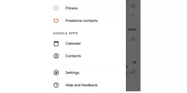 Gmail select settings
