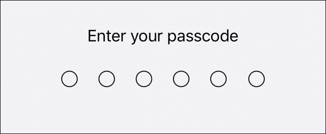 Enter Your Passcode