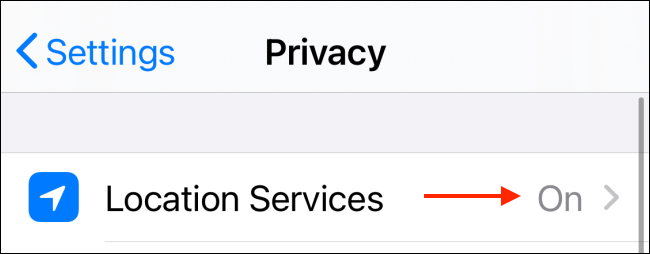 Tap Location Services