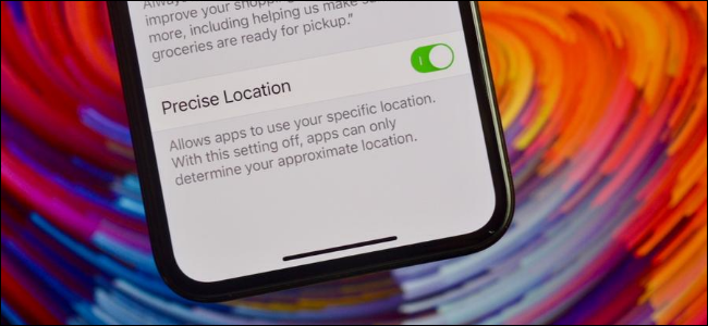 User disabling Precise Location settings for an app on iPhone