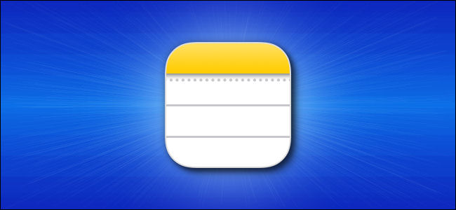 Apple iPhone Notes app icon