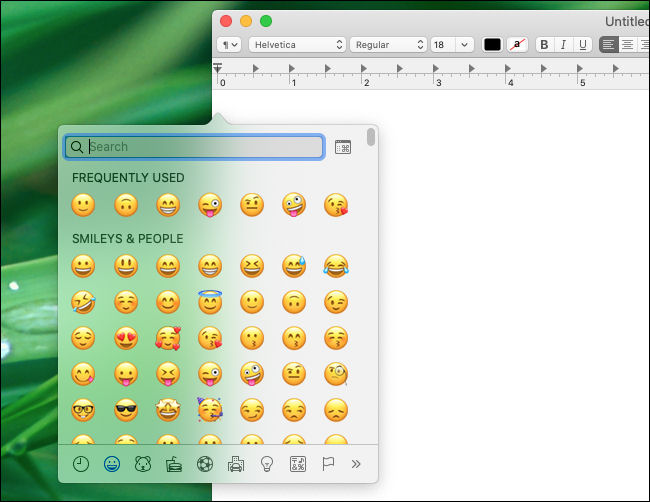 Mac Emoji Picker Window