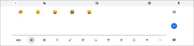 emoji in full keyboard