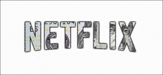 The Netflix logo embedded in a $100 bill.