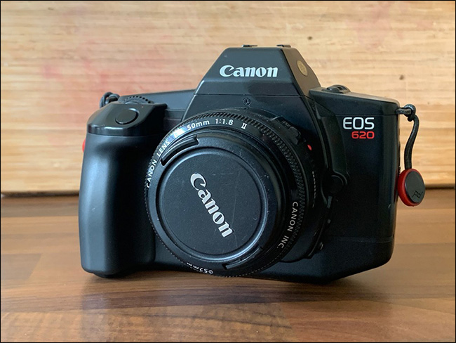 A Canon EOS 620.