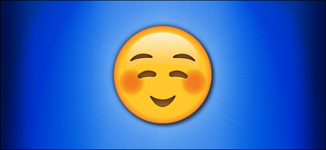 Apple Blush Smiley Emoji Hero