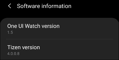 one ui and tizen information