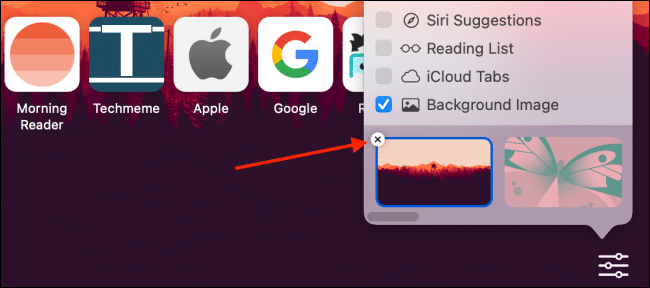 Click Remove Button to Remove Background Image