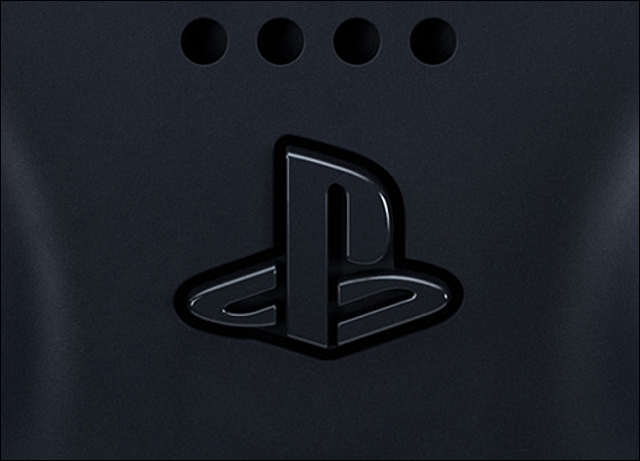 the playstation 5 dualsense controller logo button