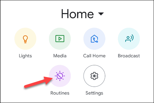 google home app routines
