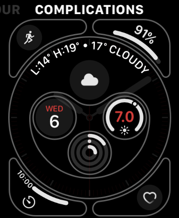 Apple Watch face Complications